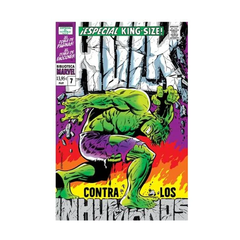 Panini El Increíble Hulk 7. 1968-69. Contra los inhumanos