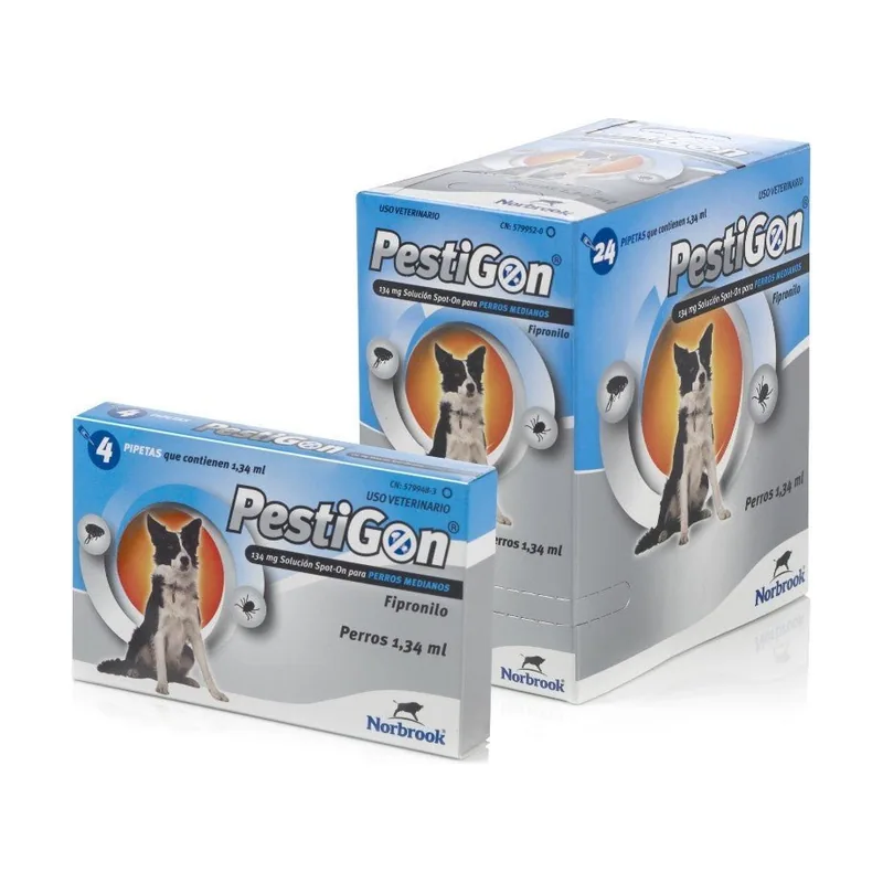 Karizoo Pestigon Perros 134mg 10-20kg Antiparasitario Pipetas 24