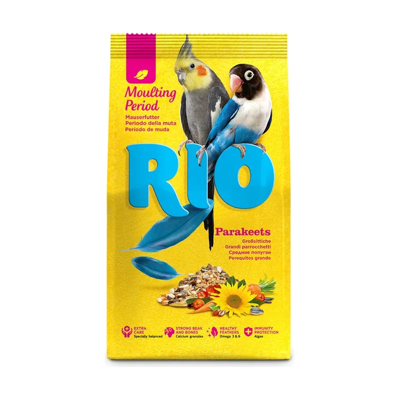 Cotorras Periodo De Muda Pienso Seco 1000g