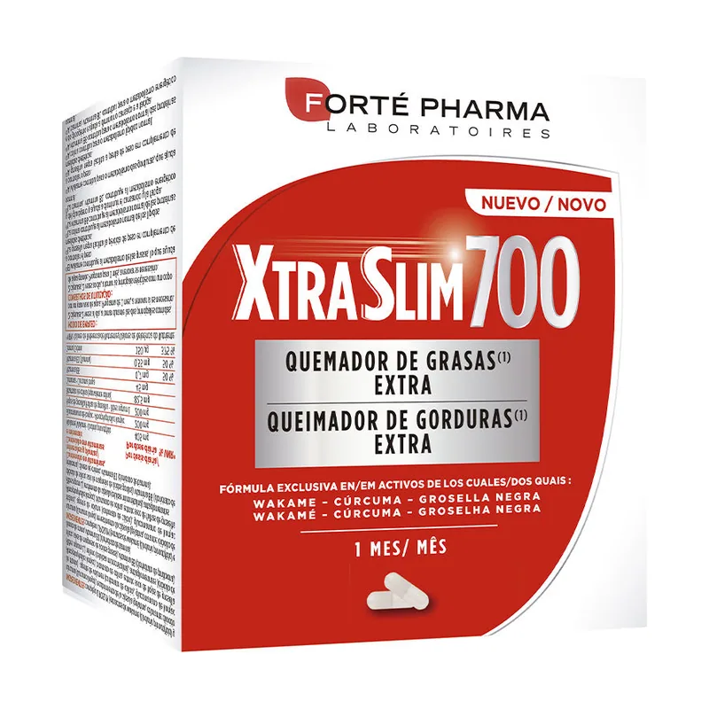 Forte Pharma XTRASLIM 700 quemador de grasas extra 120 cápsulas
