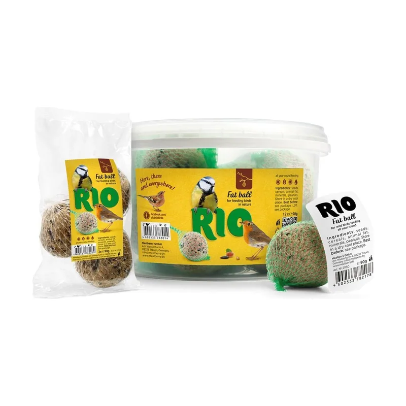Bola De Grasa Alimentación Aves 12