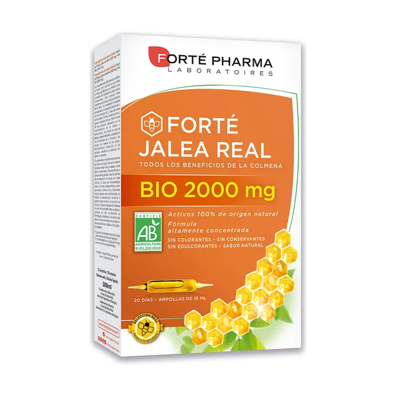 Forte Pharma FORTÉ JALEA REAL BIO 2000 mg ampollas 20 x 15 ml