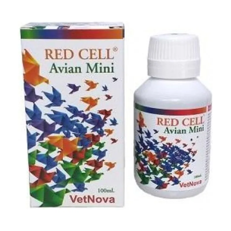 Vetnova Red Cell Avian Mini Suplemento Líquido 100ml