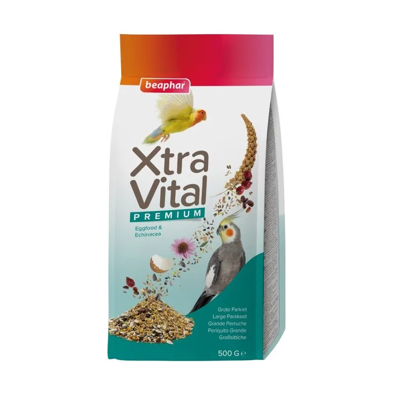 Beaphar Xtravital Periquitos Grandes Comida Mixta 1Kg