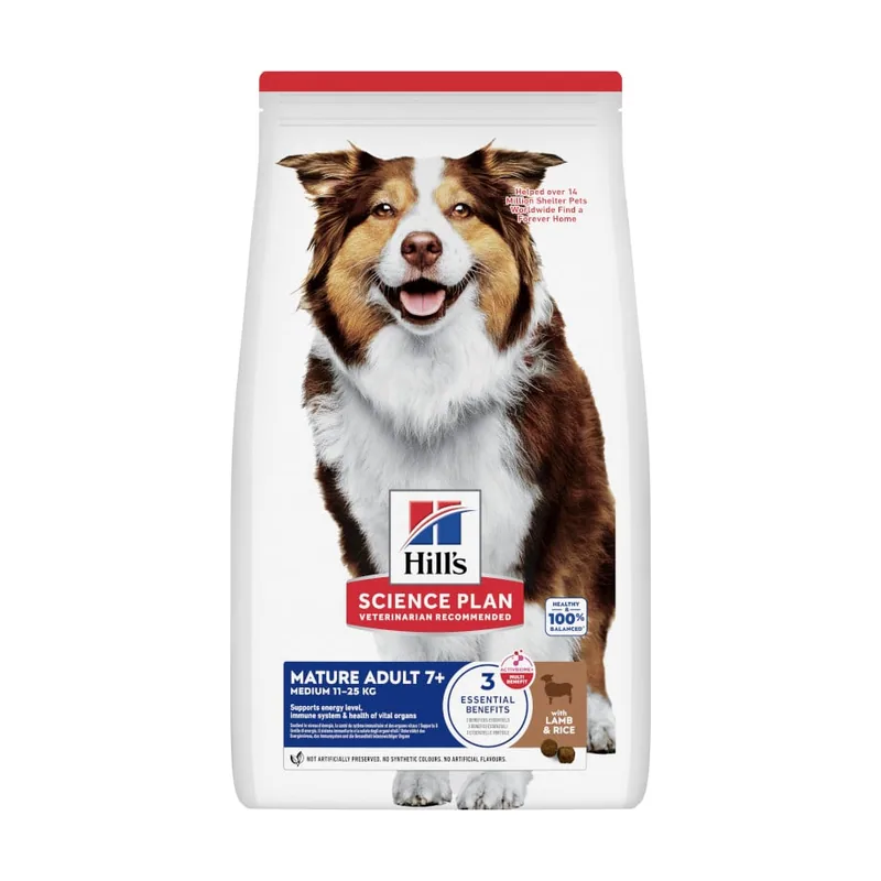 Hill's 14 kg Science Plan Mature Adult Medium Cordero pienso