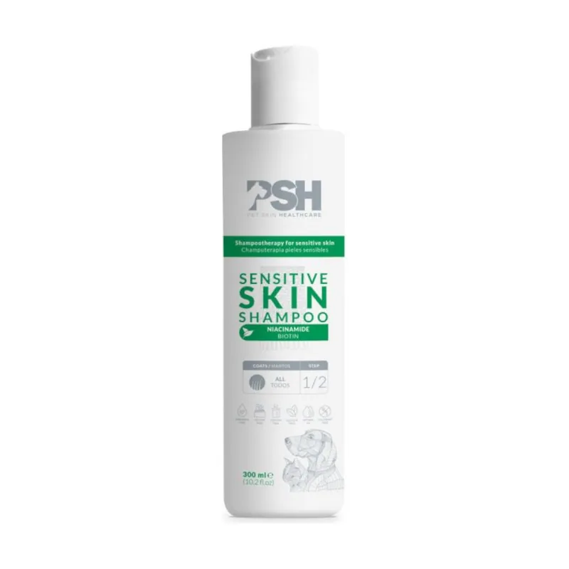 PSH Sensitive Skin Champú para perros y gatos