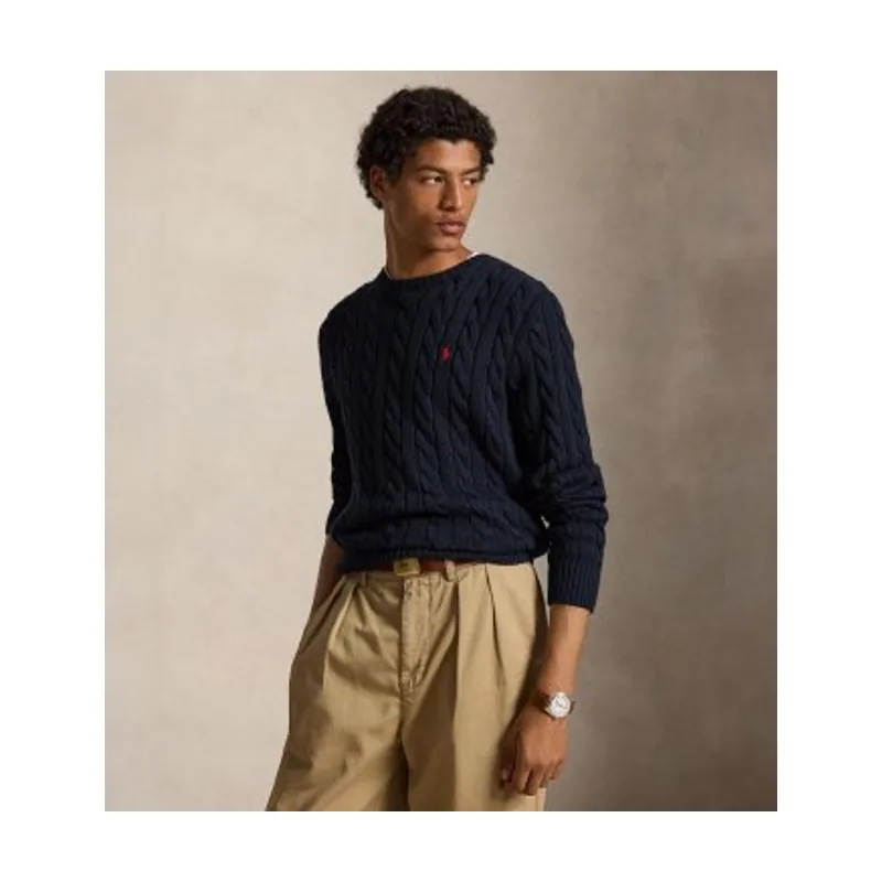 Polo Ralph Lauren Jersey de Algodón de Punto Trenzado 710775885001