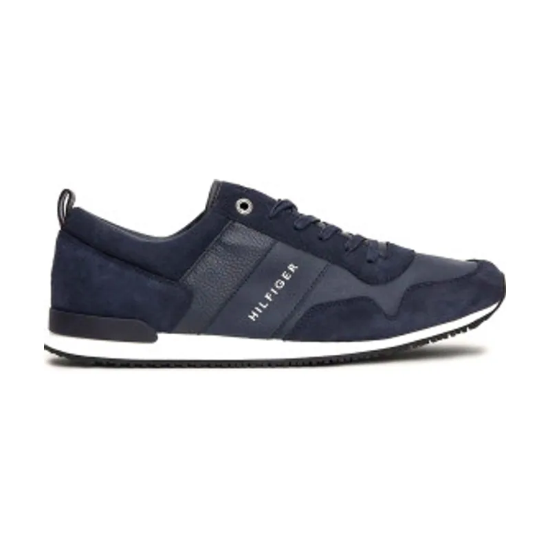 Tommy Hilfiger Zapatillas de Piel Iconic con cordones FM0FM00924