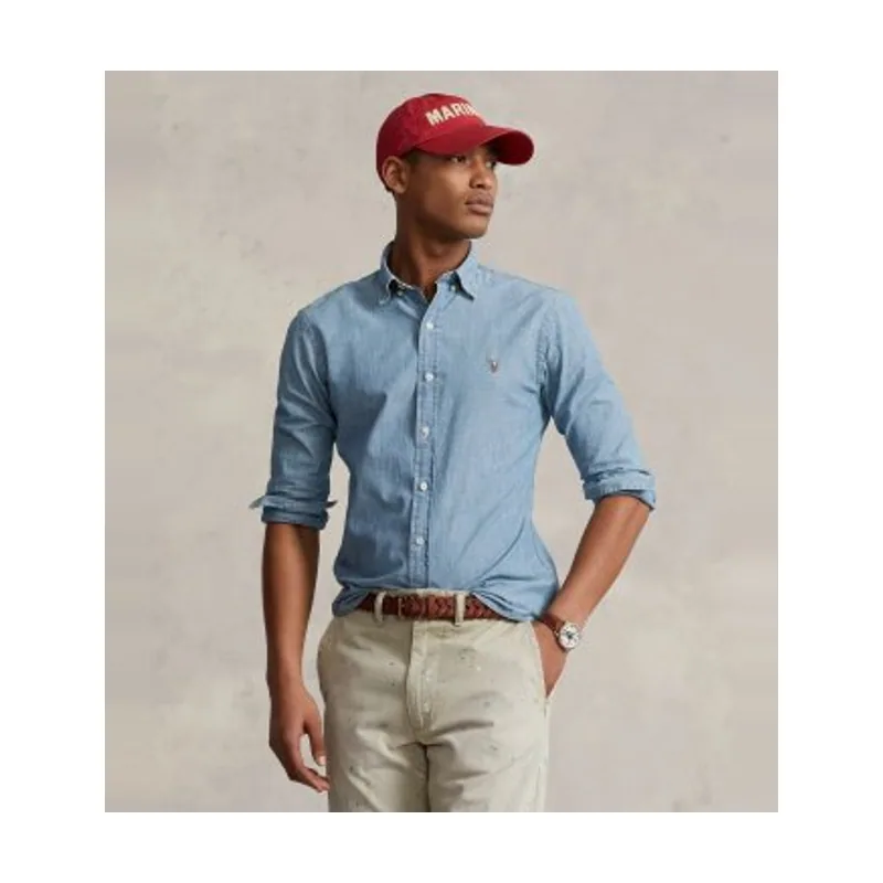Polo Ralph Lauren Camisa de cambray Slim Fit 710548538001