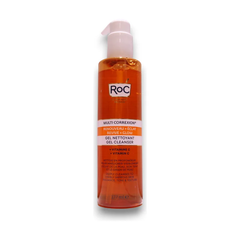 ROC REVIVE + GLOW & gel limpiador 177 ml
