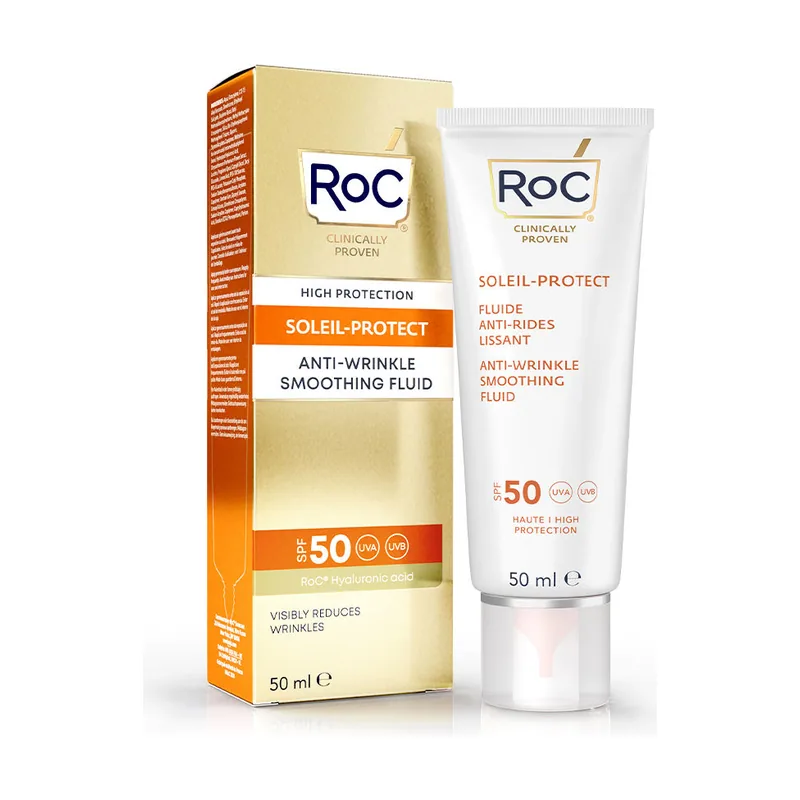ROC PROTECCIÓN SOLAR anti-arrugas SPF50 50 ml