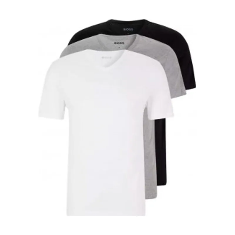 Boss Pack 3 camisetas cuello en pico 50475285