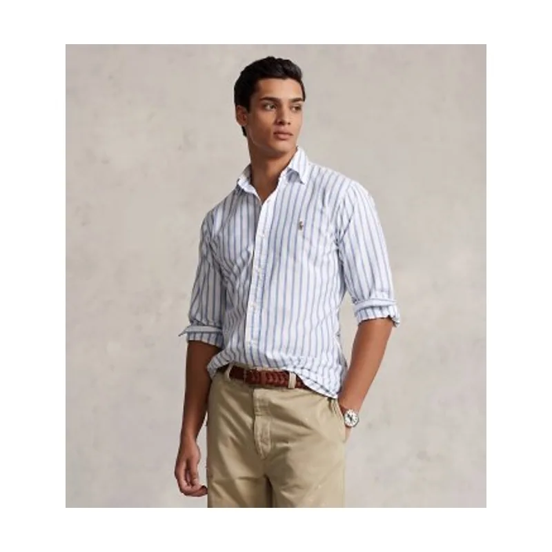Polo Ralph Lauren Camisa Oxford de rayas Custom Fit 710906622001