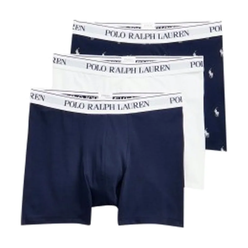 Polo Ralph Lauren Pack de 3 boxers marino, estampado y 714830299057