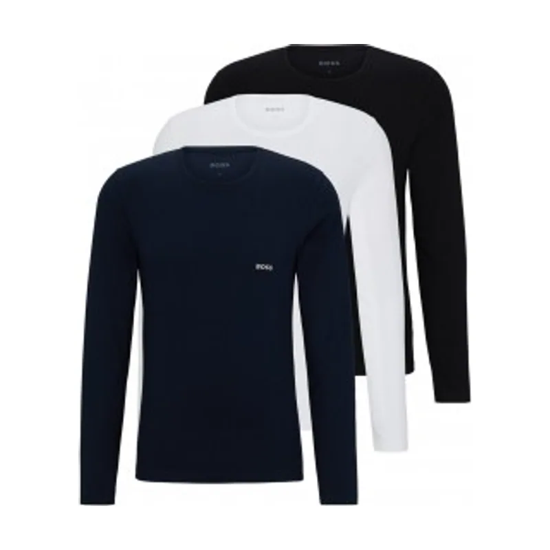 Boss Pack 3 Camisetas Interiores con Logos 50492321