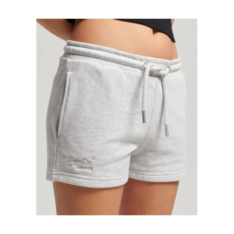 Superdry Pantalones cortos de punto con el logotipo Vintage bordado W7110388A