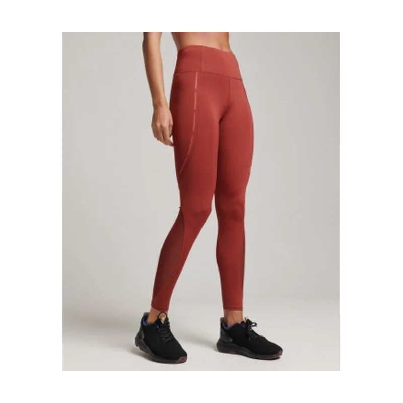 Superdry Leggings ajustados largos de malla Active WS311639A