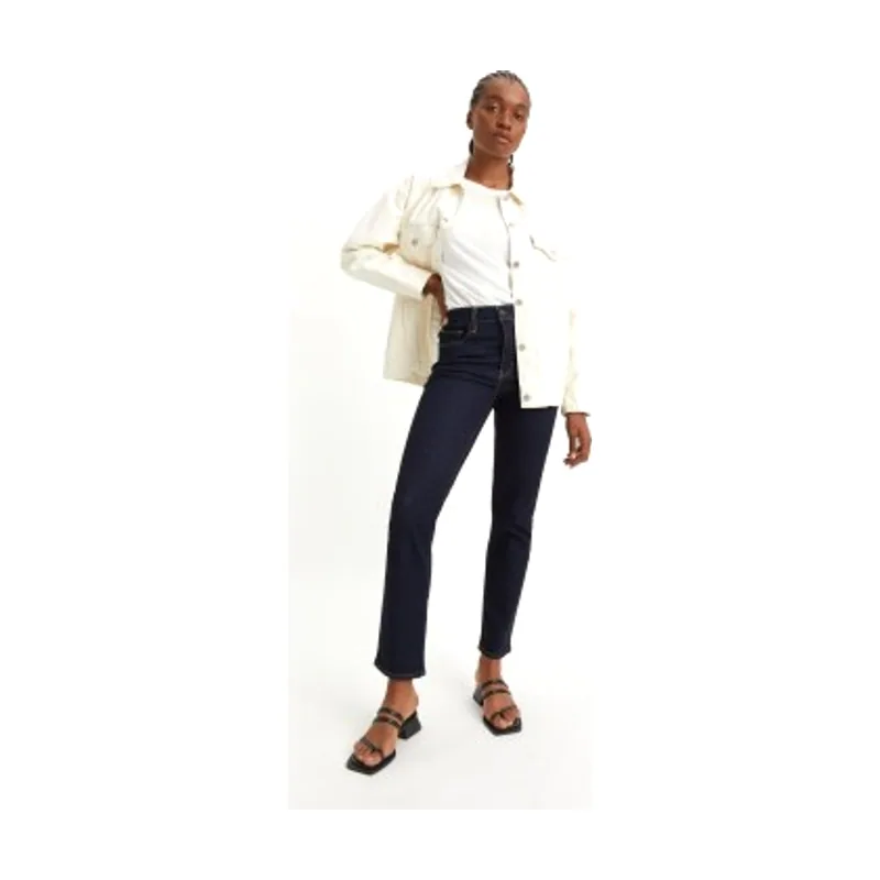 Levi's Jeans 724 High Rise Straight Dark Indigo - Flat Finish 18883-0227