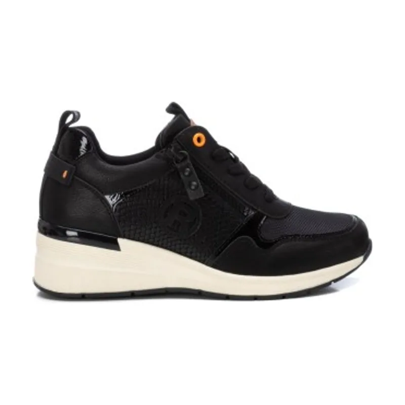 Refresh Zapatillas con cuña 17125801-NEGRO