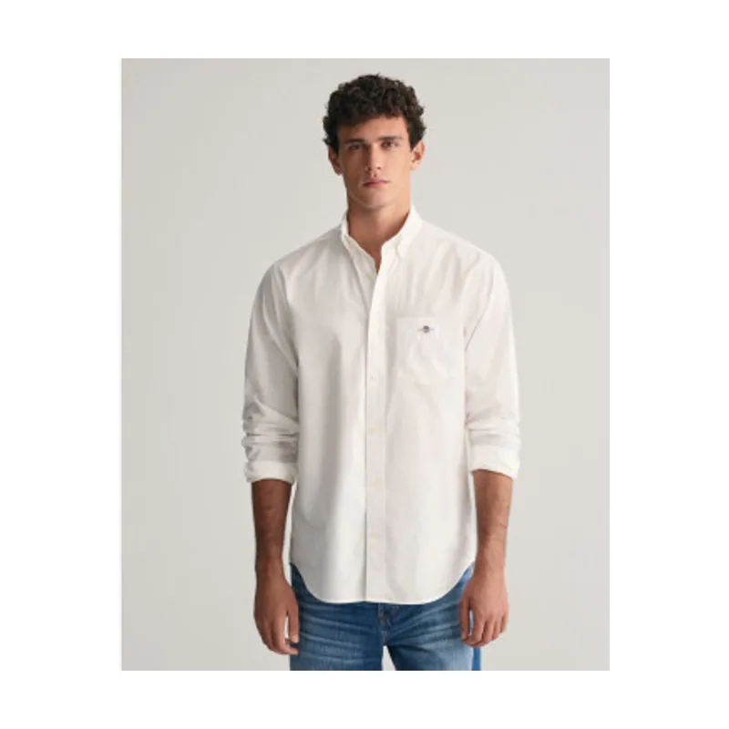 Gant Camisa Regular Fit de popelina 3000100