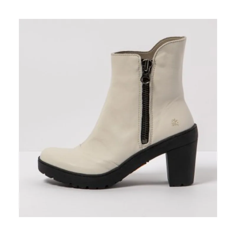 Art Botines de piel blanco hielo 1175911ZZ003_020