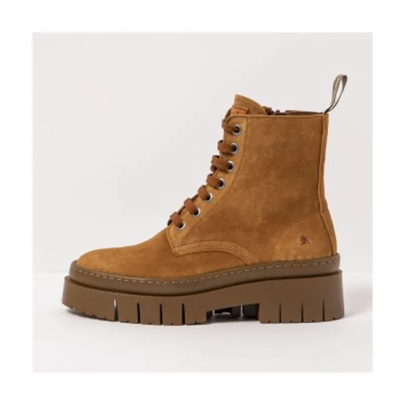 Art Botines de piel 1953S Silk Suede Toffee/Amberes 11953S155003_023