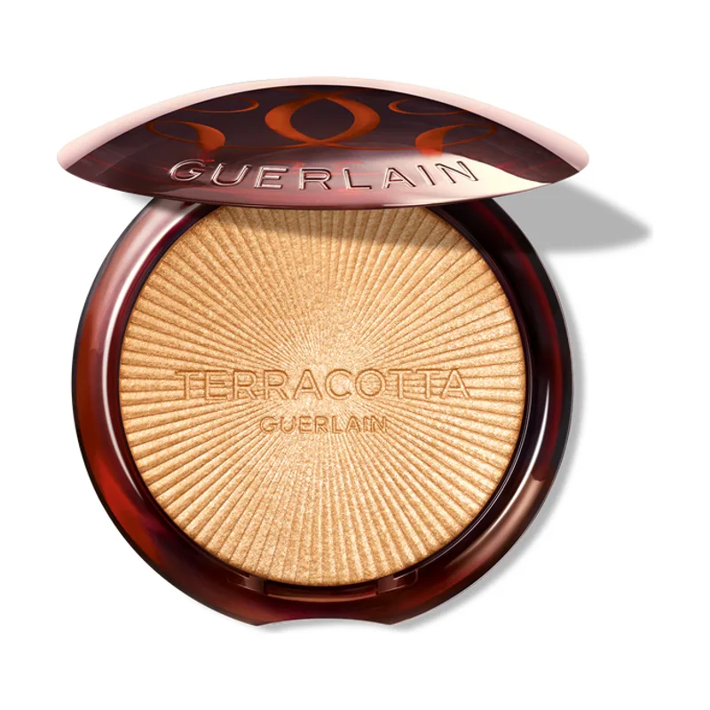 Guerlain TERRACOTTA LUMINIZER iluminador en polvo compacto #01-gold