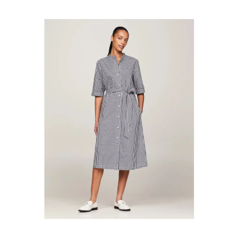 Tommy Hilfiger Vestido camisero Gingham WW0WW42443