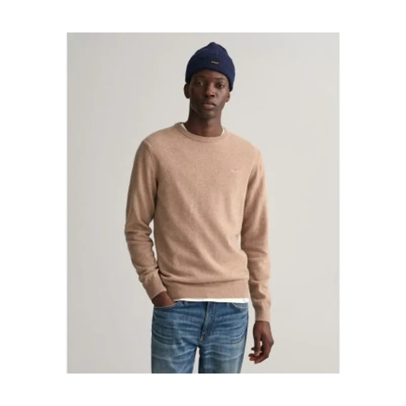 Gant Jersey cuello redondo en lana fina 87211