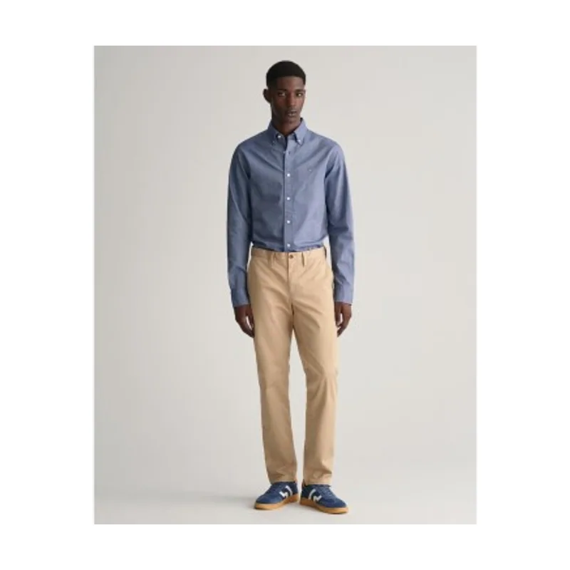 Gant Pantalones chinos Slim Fit de sarga 1505221