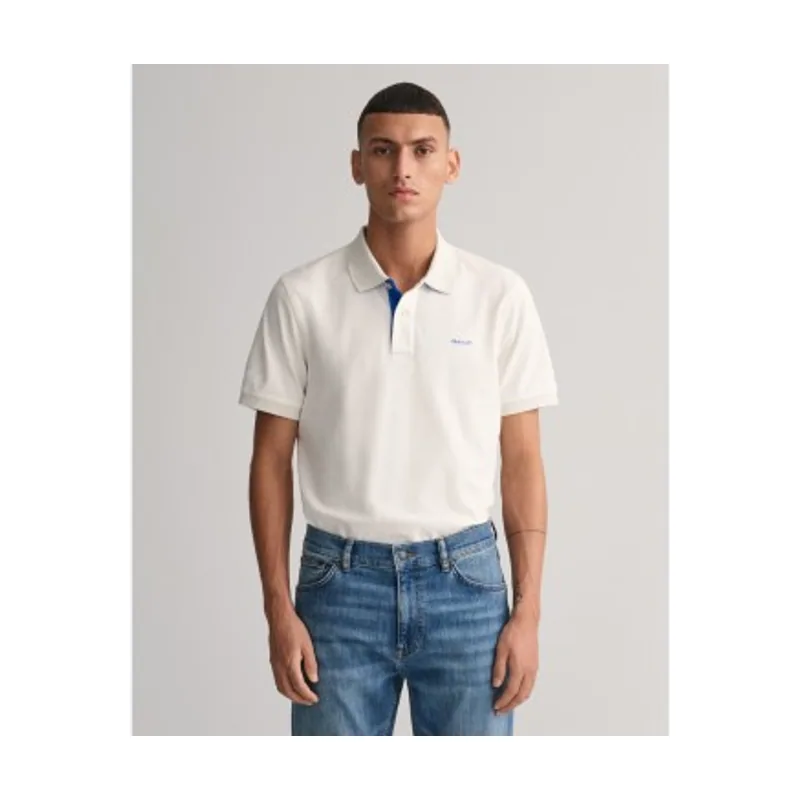 Gant Polo de piqué en contraste 2062026
