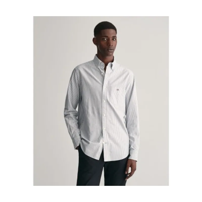 Gant Camisa Oxford Regular Fit de rayas finas 3000230