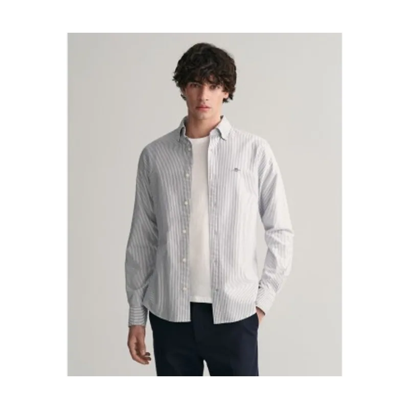 Gant Camisa Oxford Slim Fit de rayas finas 3000232