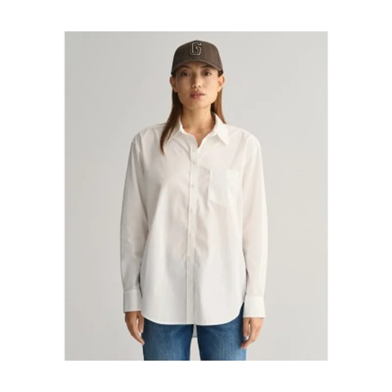 Gant Camisa Relaxed Fit de popelina 4300212