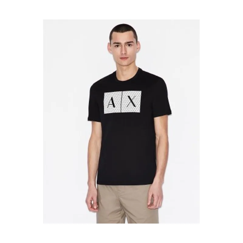 A|X Armani Exchange Camiseta Cuadrados 8NZTCKZ8H4Z1200