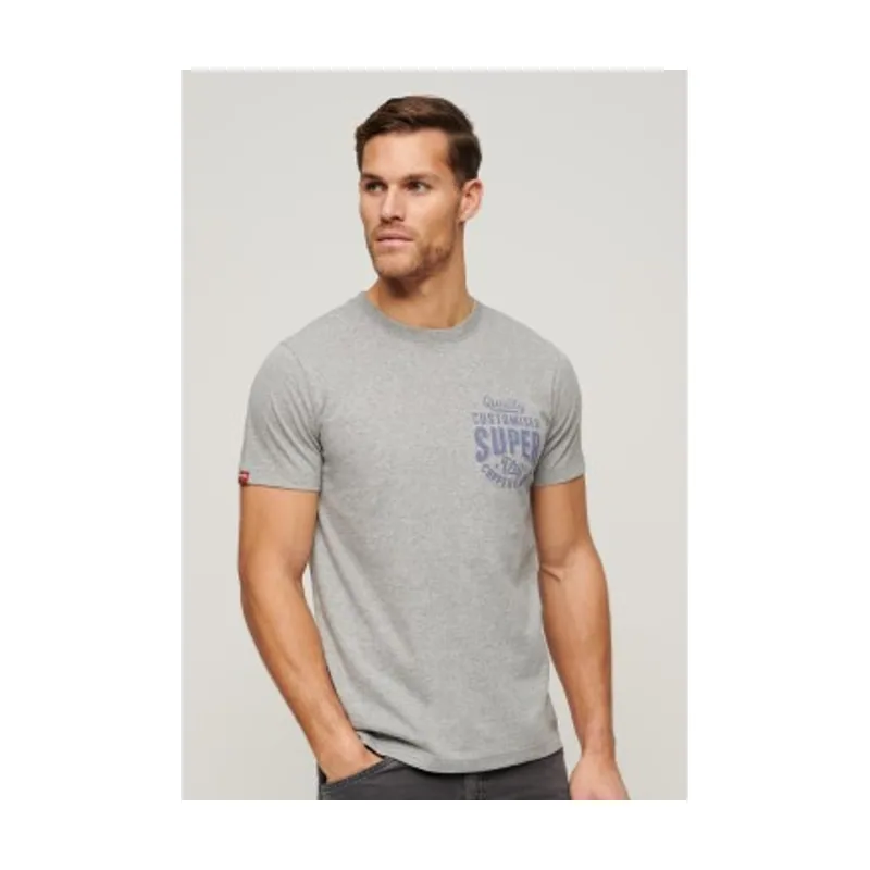 Superdry Camiseta con gráfico en el pecho Copper Label M1011980A