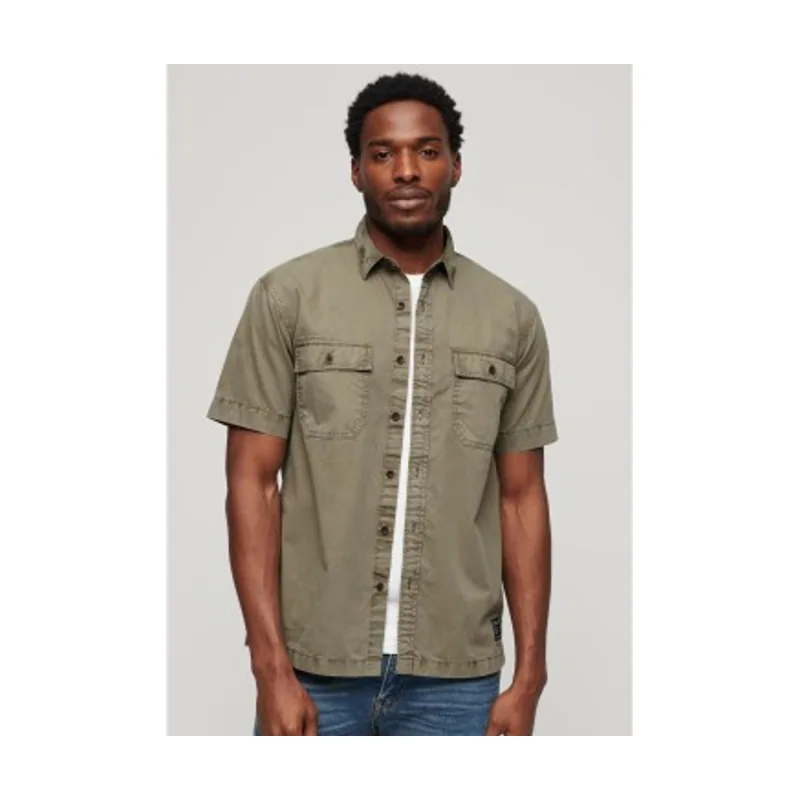 Superdry Camisa militar de manga corta M4010791A