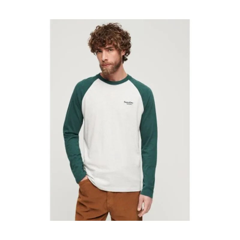 Superdry Camiseta de béisbol de manga larga Essential M6010801A