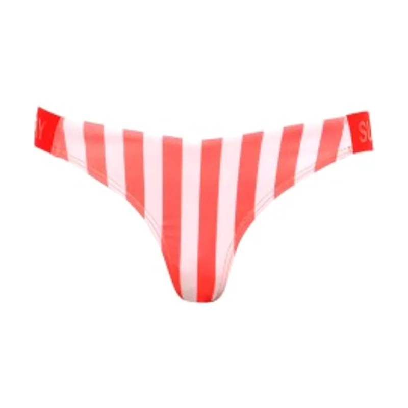 Superdry Braguita de bikini a rayas de diseño atrevido W3010391A