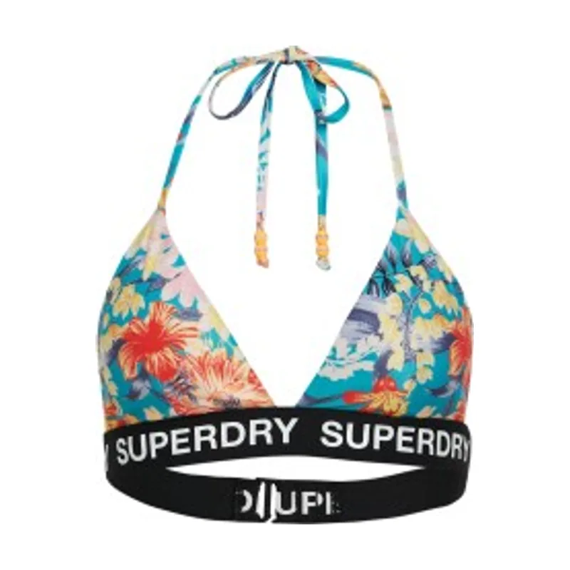 Superdry Top De Bikini Triangular Con Logo W3010400A