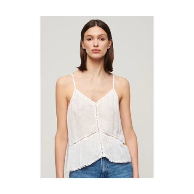 Superdry Camiseta con ribete escalonado W6011647A