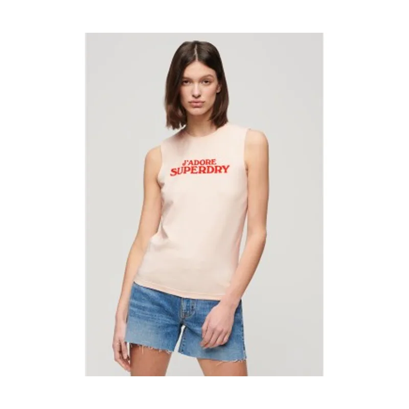 Superdry Camiseta ajustada gráfica Sport Luxe W6011834A