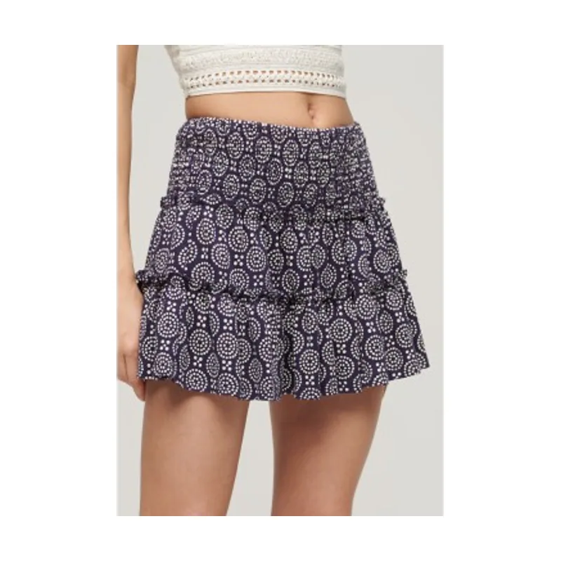 Superdry Minifalda de punto escalonada W7210319A