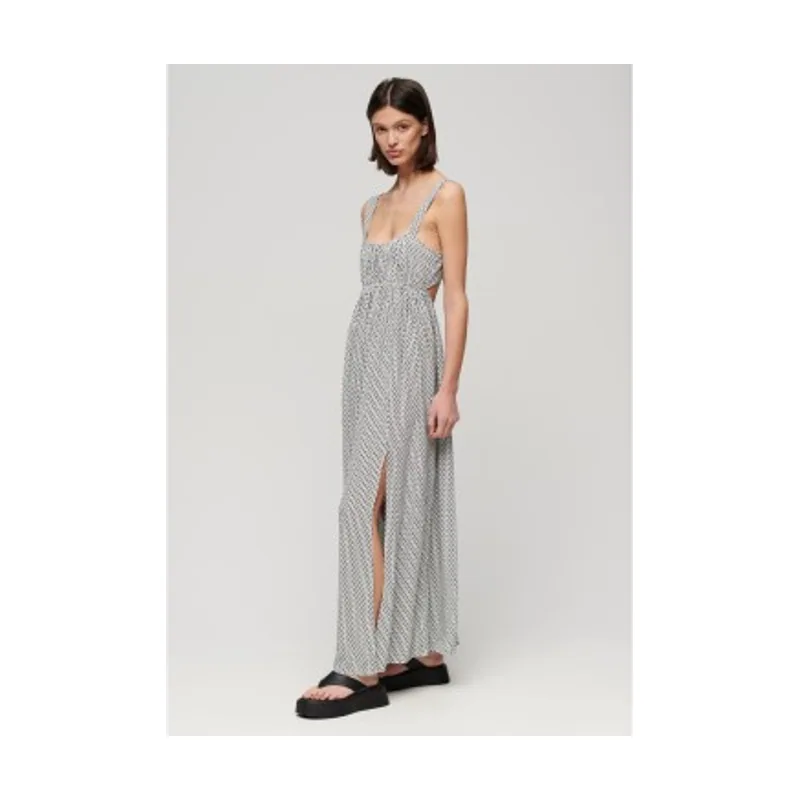 Superdry Vestido con tiras de anudar en la espalda W8011623A