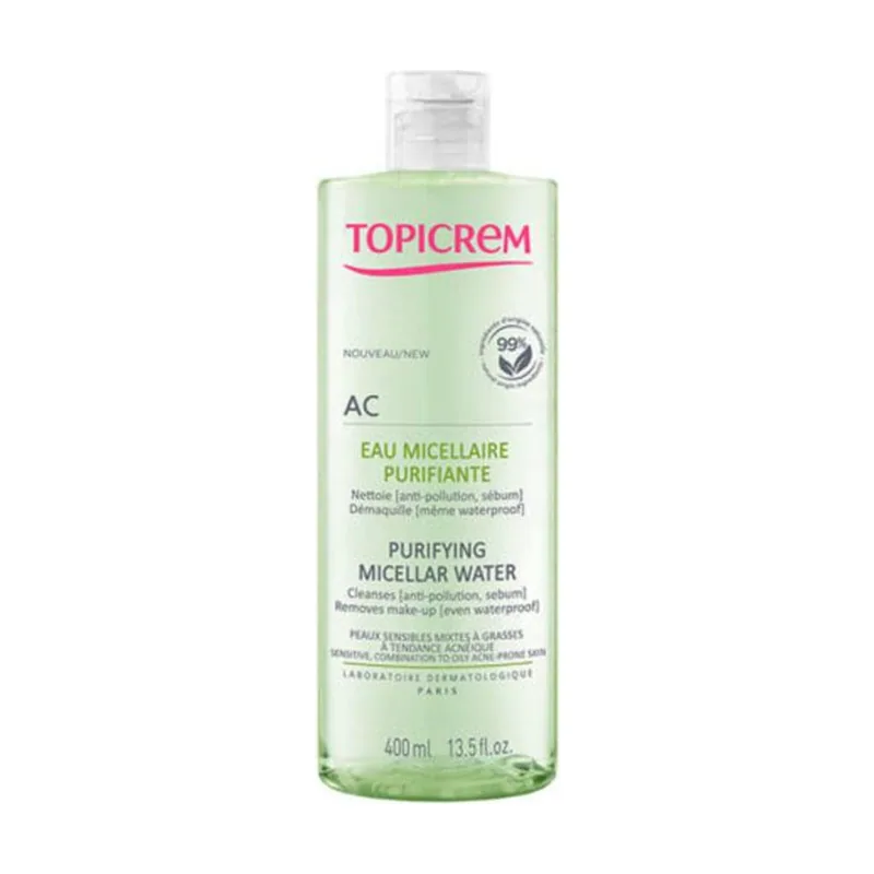 Topicrem AC agua micelar purificante 400 ml