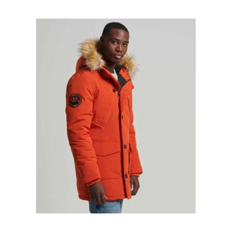Superdry Parka con capucha de pelo sintético Everest M5011573A