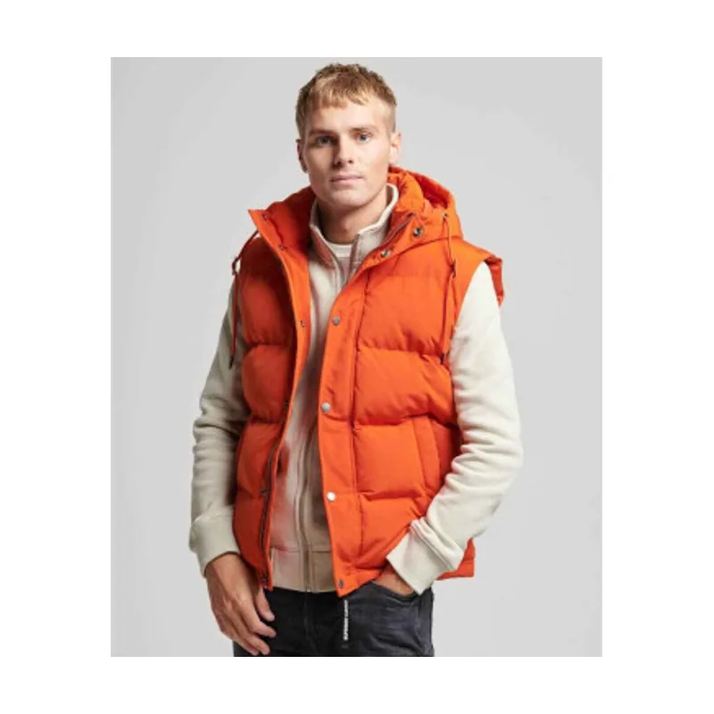 Superdry Chaleco acolchado con capucha Everest M5011708A