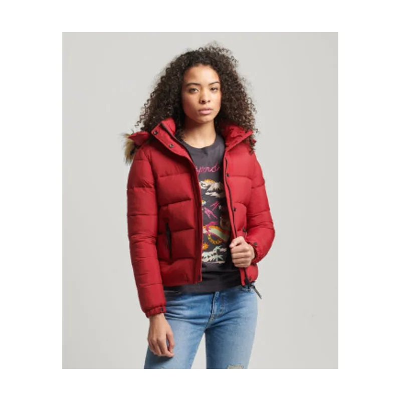 Superdry Chaqueta corta con capucha de uso intermedio W5011178A