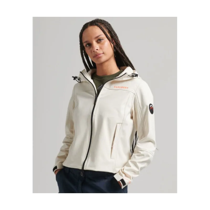 Superdry Chaqueta softshell con capucha CODE Trekker W5011443A