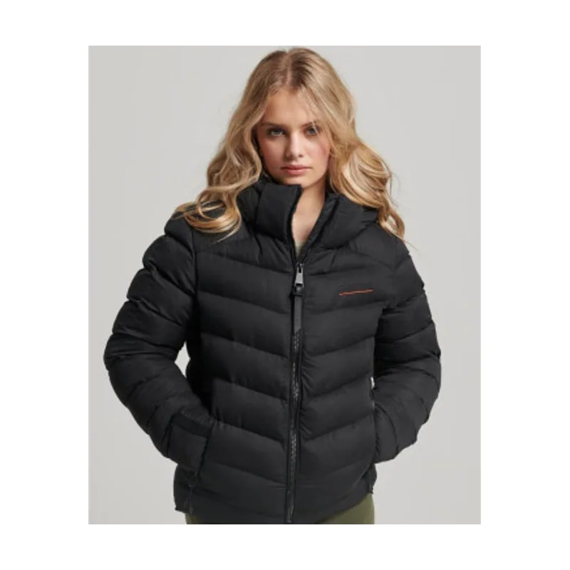 Superdry Chaqueta acolchada de microfibra con capucha W5011594A